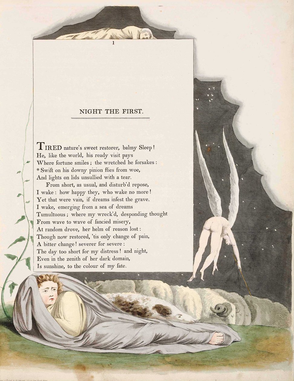 Edward Young Gece Düşünceleri by William Blake