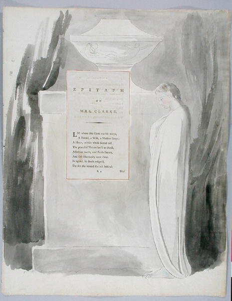 Bayan Clarke üzerine kitabe, The Poems of Thomas Gray, 1797-98