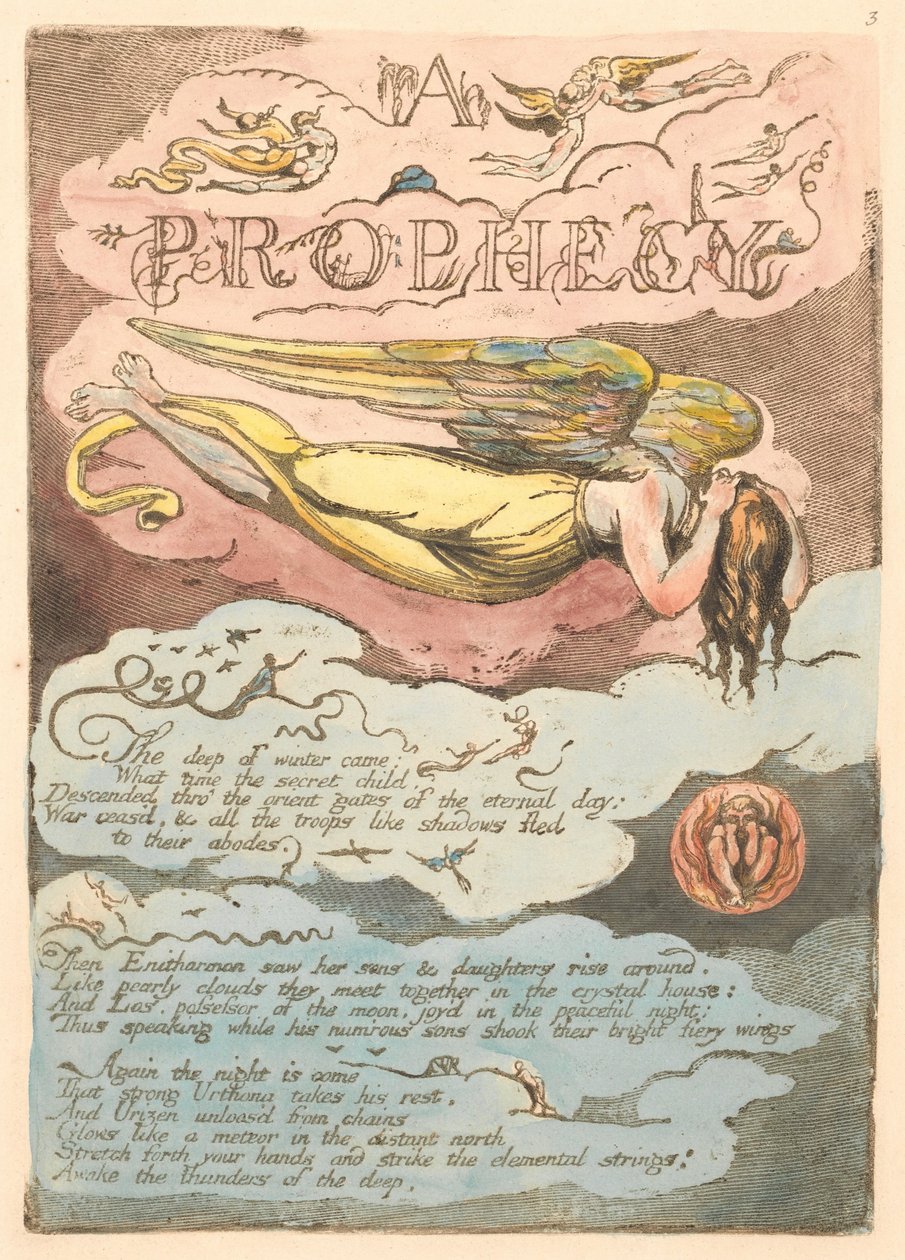 Avrupa. Bir Kehanet, Plaka 5, by William Blake