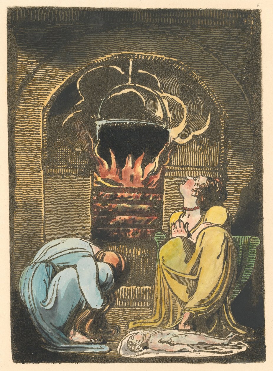 Avrupa. Bir Kehanet, Plaka 8 (Bentley 9) by William Blake