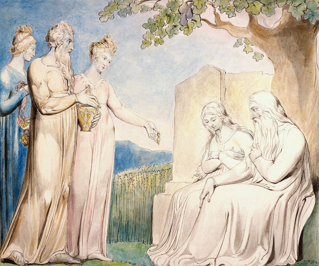 Her Erkek Ayrıca Ona Bir Parça Para Verdi by William Blake