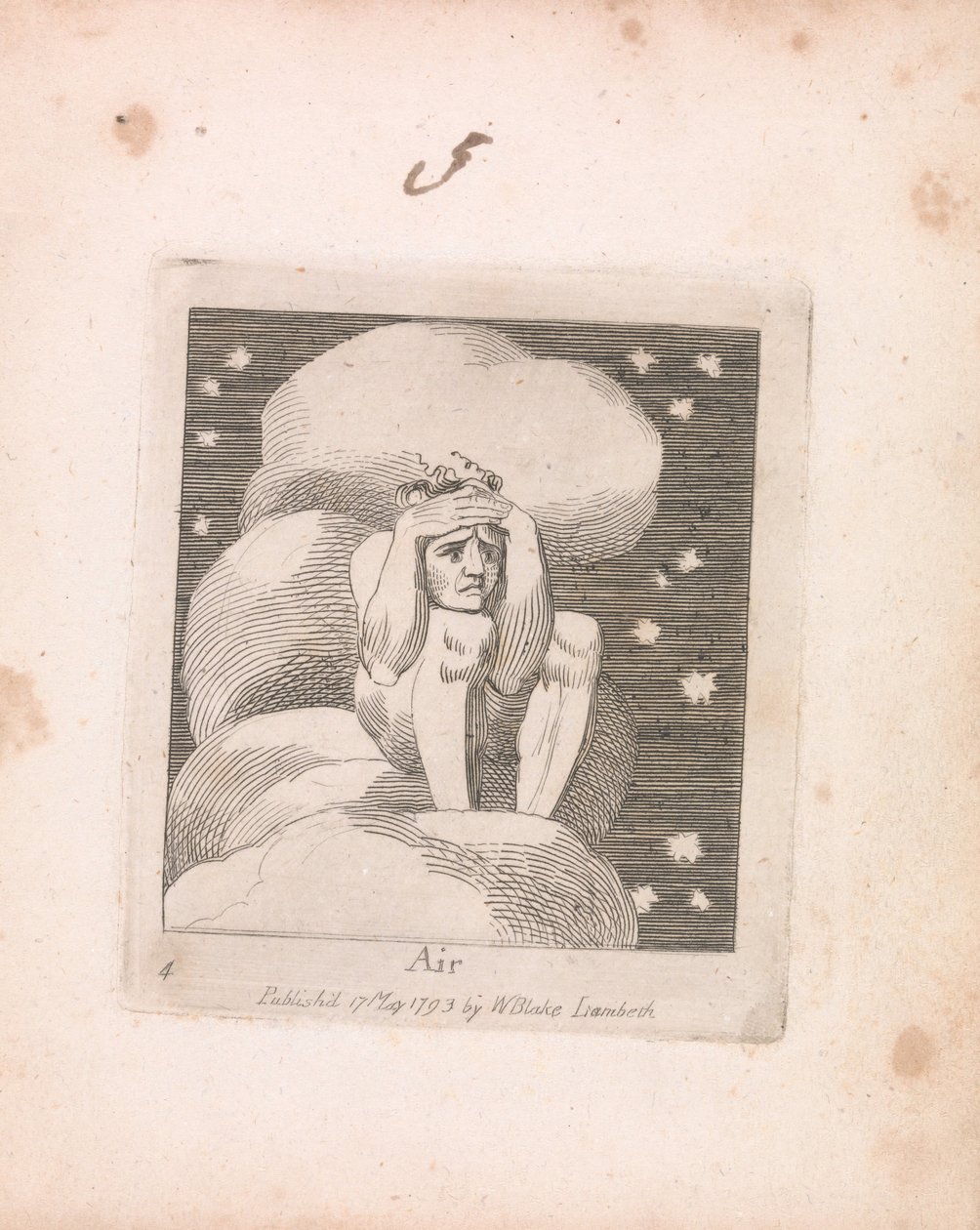 Çocuklar için. Cennetin Kapıları, Levha 6, by William Blake