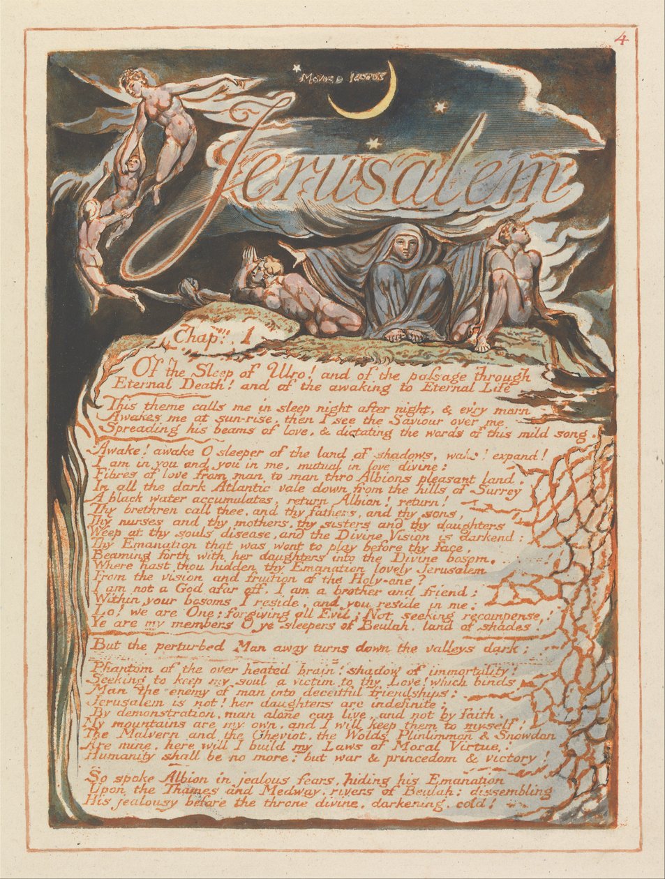 Kudüs, Plaka 4, Kudüs , Bölüm. 1.... by William Blake