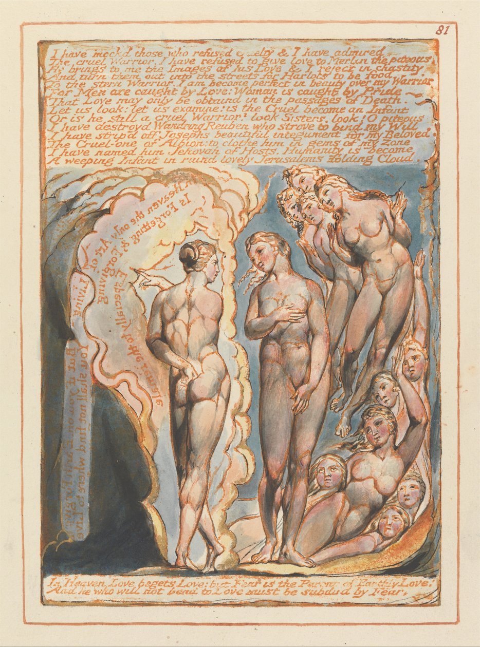 Kudüs, Levha 81, alay ettim bunlarla.... by William Blake