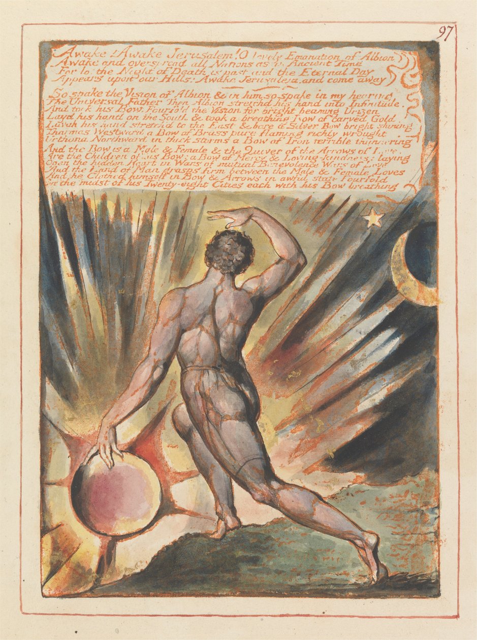 Kudüs, Plaka 97, Uyan! Uyan Kudüs... by William Blake