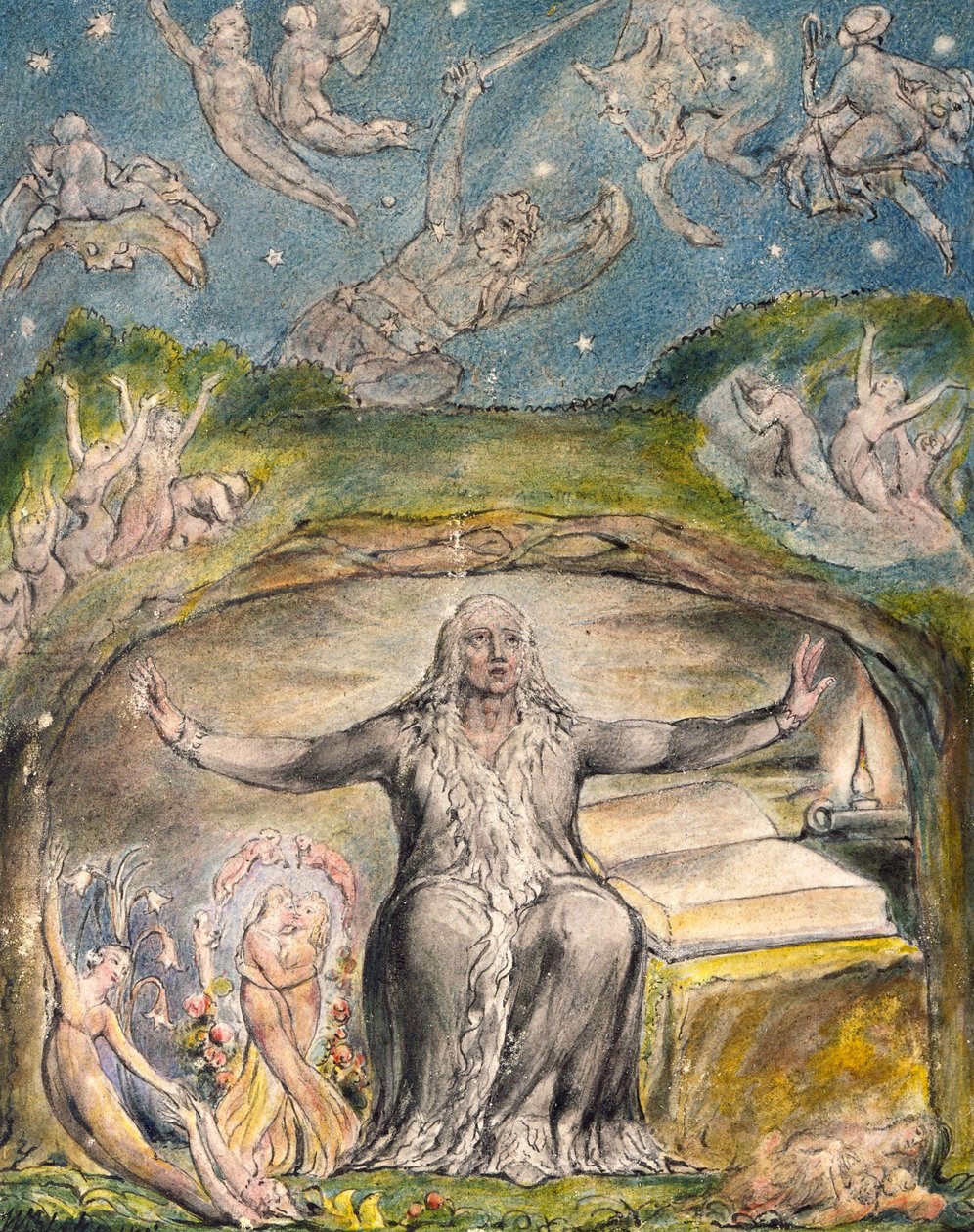 LAlegro ve Il Penseroso by William Blake