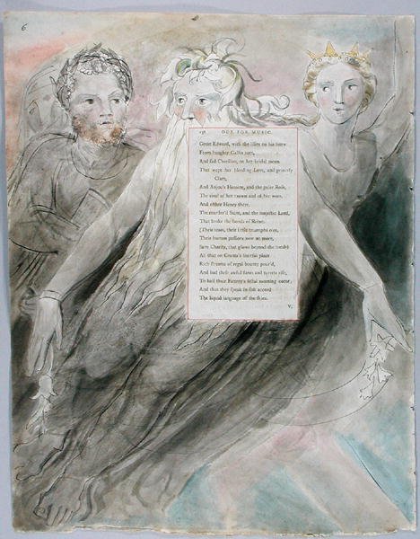 Müzik için Ode, Thomas Gray