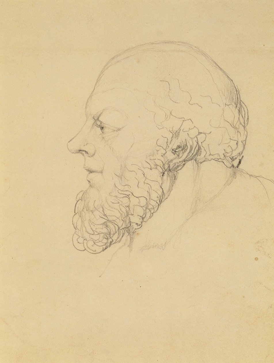 Sokrates, c.1820 (grafit) by William Blake