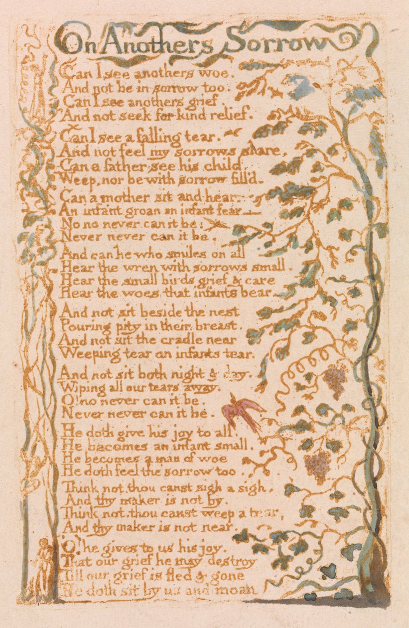 Masumiyet Şarkıları, Plaka 24, Başkalarının Üzüntüsü Üzerine (Bentley 27) by William Blake