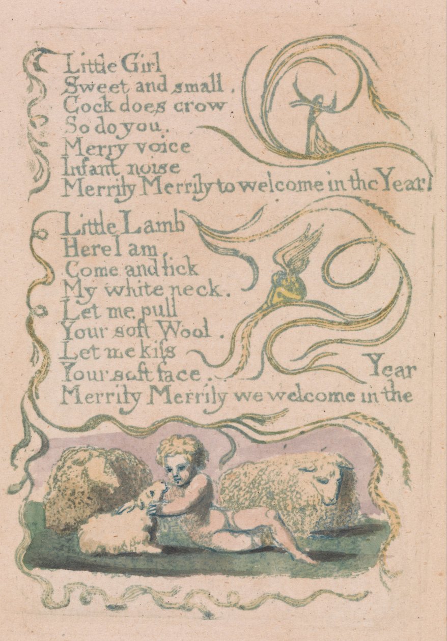 Masumiyet ve Tecrübe Şarkıları, Levha 12, by William Blake