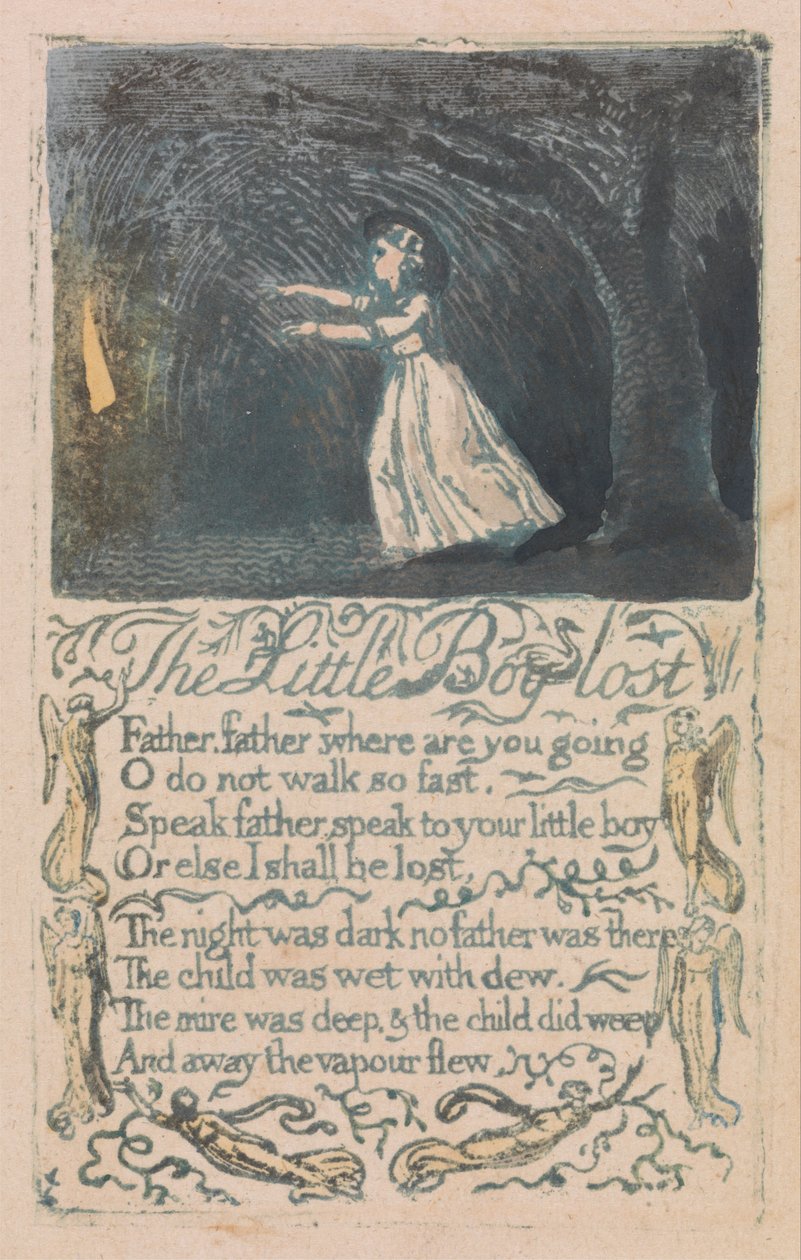 Masumiyet ve Tecrübe Şarkıları, Plaka 16, Kayıp Küçük Çocuk (Bentley 13) by William Blake