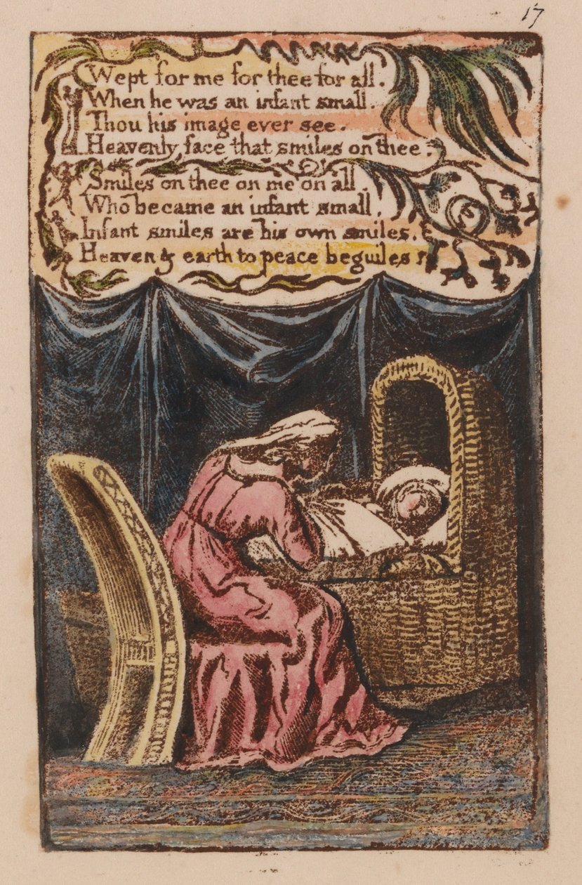 Masumiyet ve Deneyim Şarkıları, Plaka 17, Beşik Şarkısı (Bentley 17) by William Blake