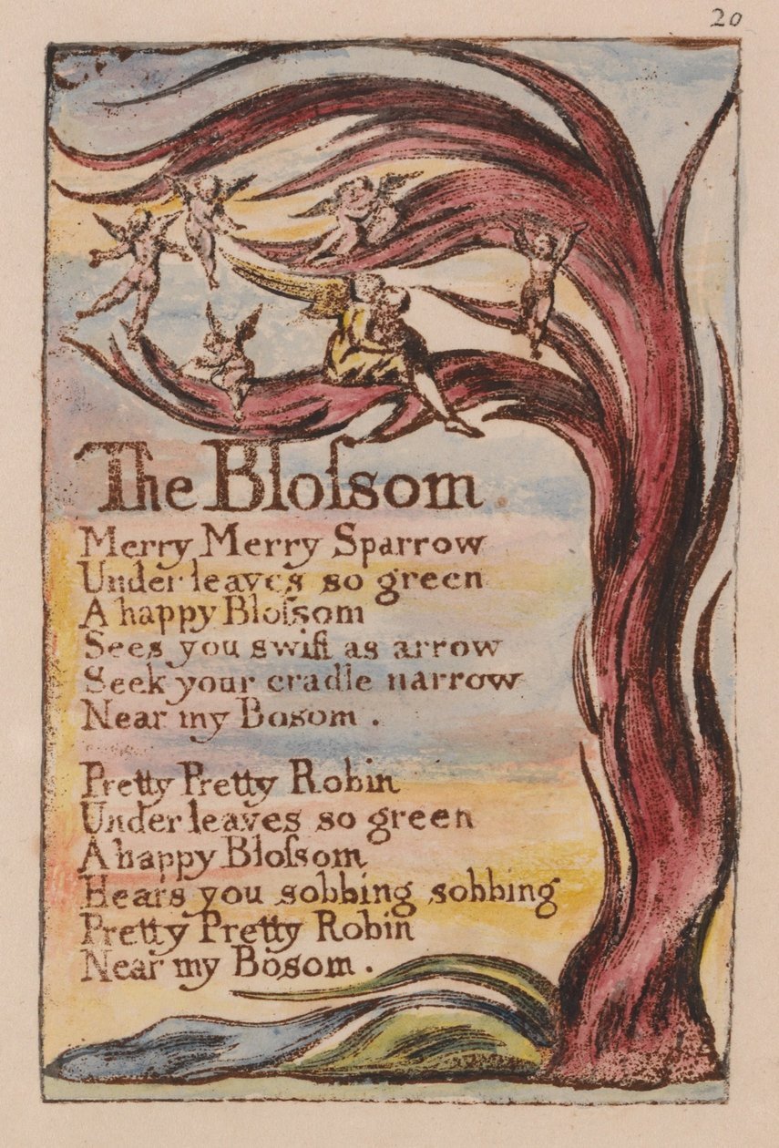 Masumiyet ve Tecrübe Şarkıları, Levha 20, by William Blake