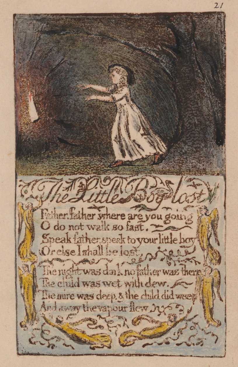 Masumiyet ve Tecrübe Şarkıları, Levha 21, by William Blake