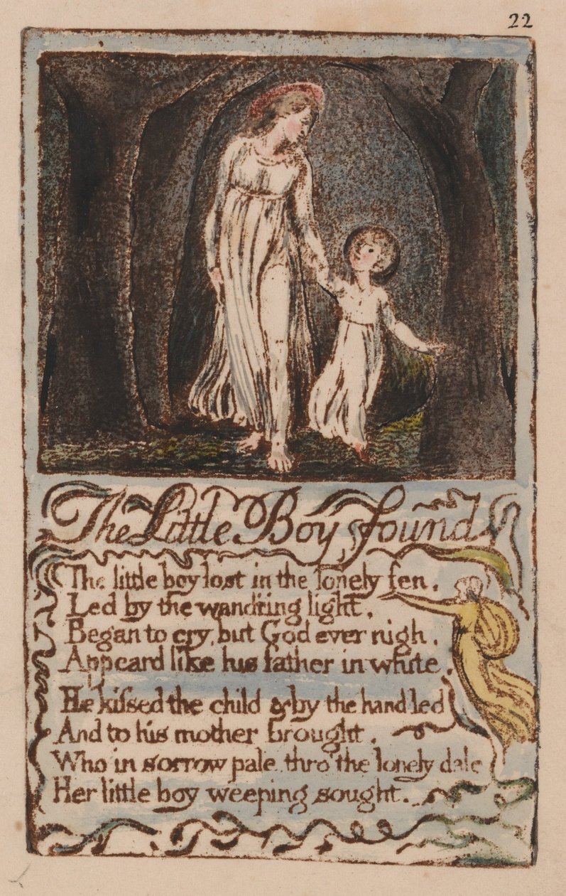 Masumiyet ve Tecrübe Şarkıları, Levha 22, by William Blake