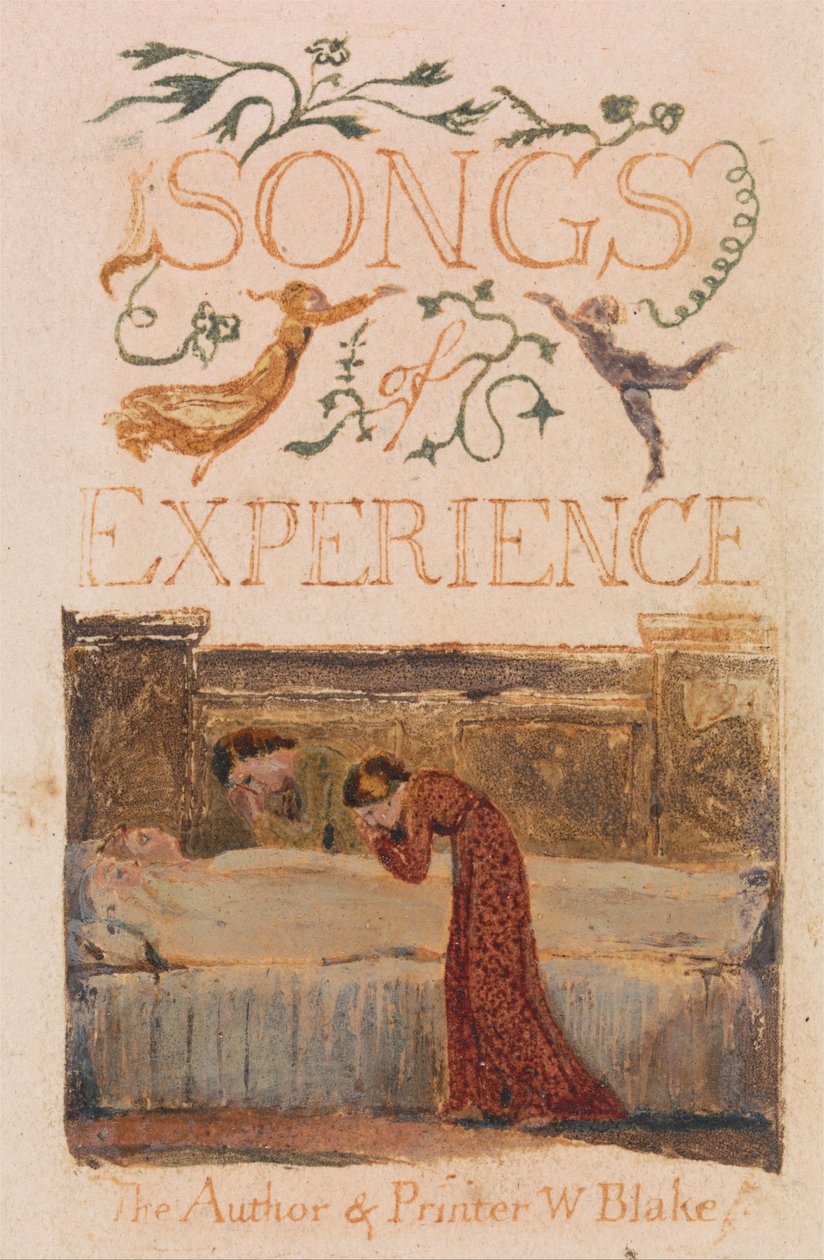 Masumiyet ve Deneyim Şarkıları, Plaka 33, Deneyim Başlık Sayfası (Bentley 29) by William Blake