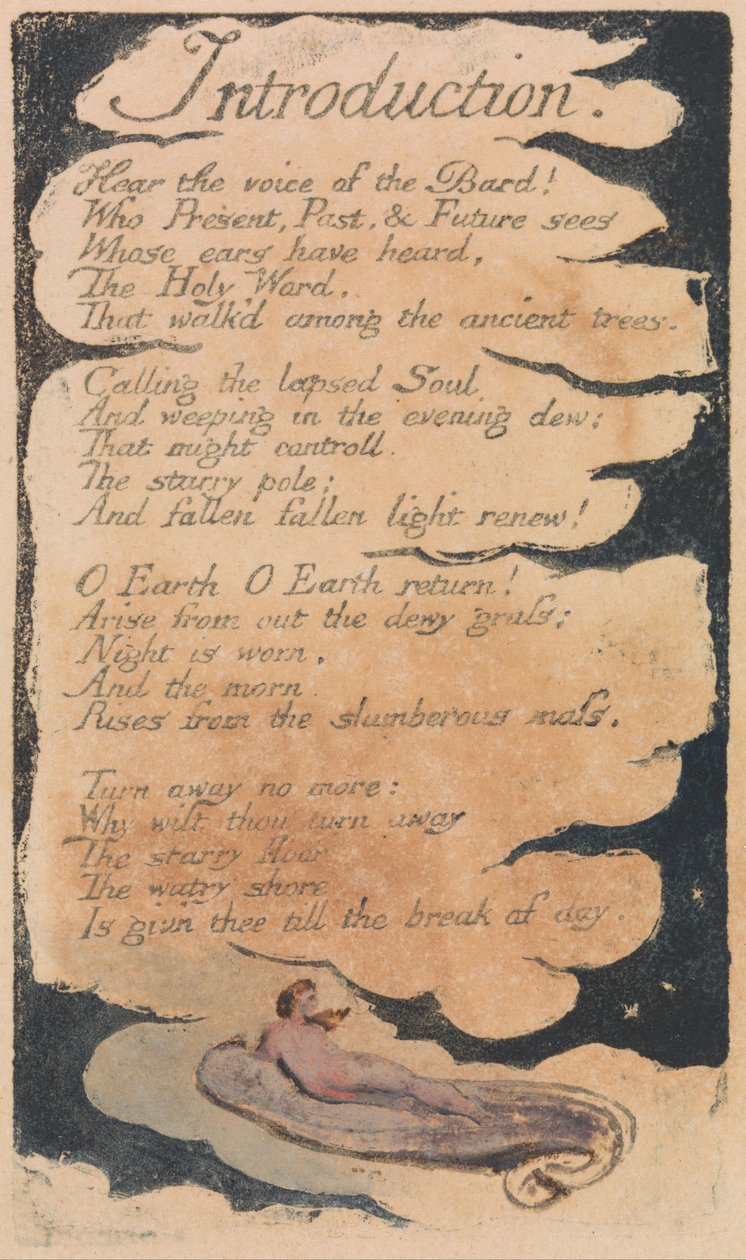 Masumiyet ve Tecrübe Şarkıları, Levha 34, by William Blake