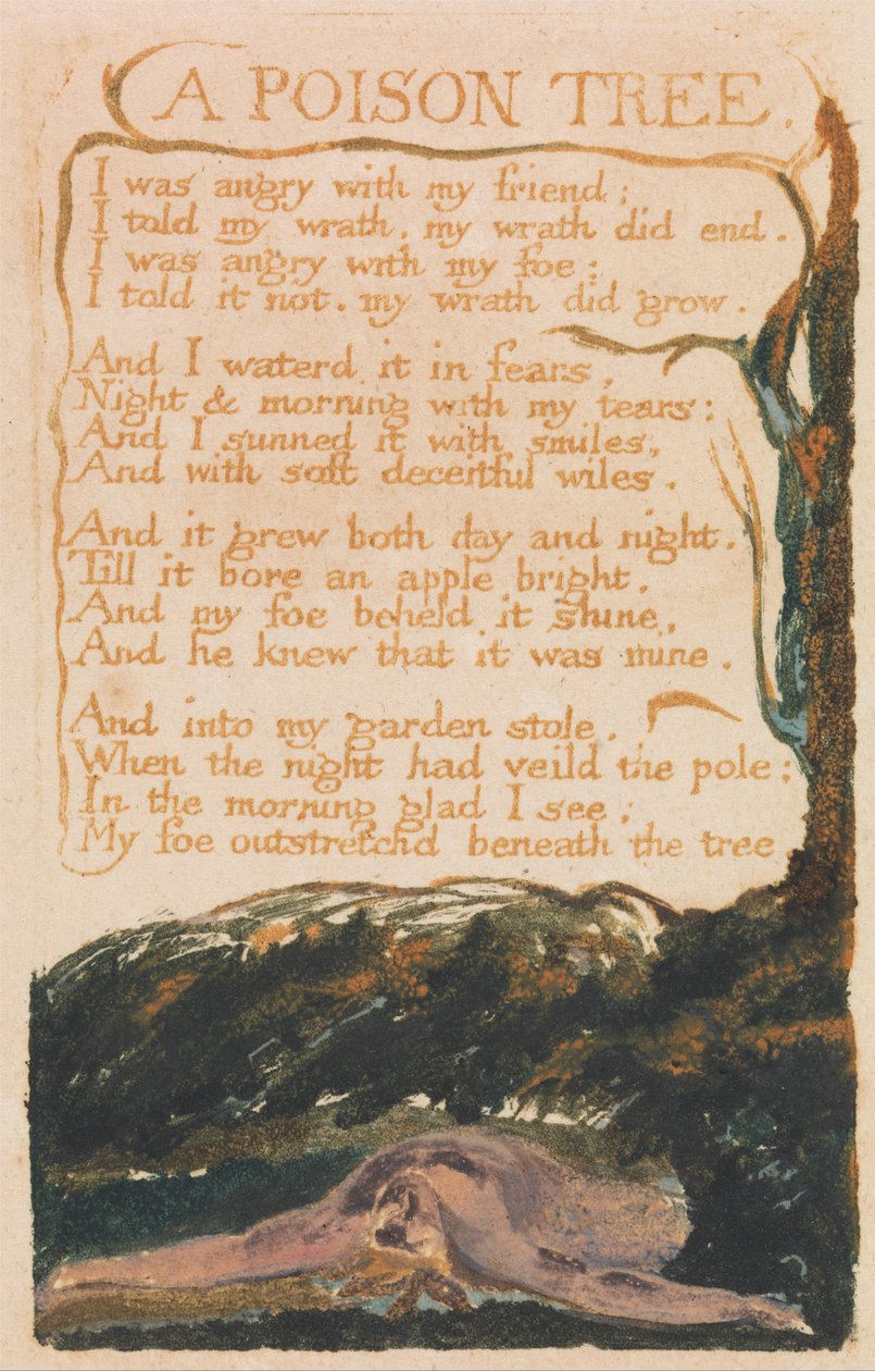 Masumiyet ve Tecrübe Şarkıları, Plaka 41, Zehir Ağacı (Bentley 49) by William Blake