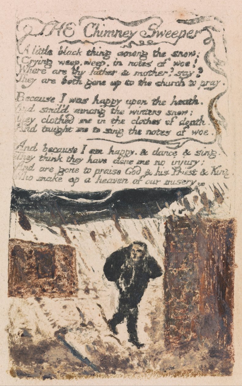 Masumiyet ve Deneyim Şarkıları, Plaka 45, Baca Temizleyici (Bentley 37) by William Blake