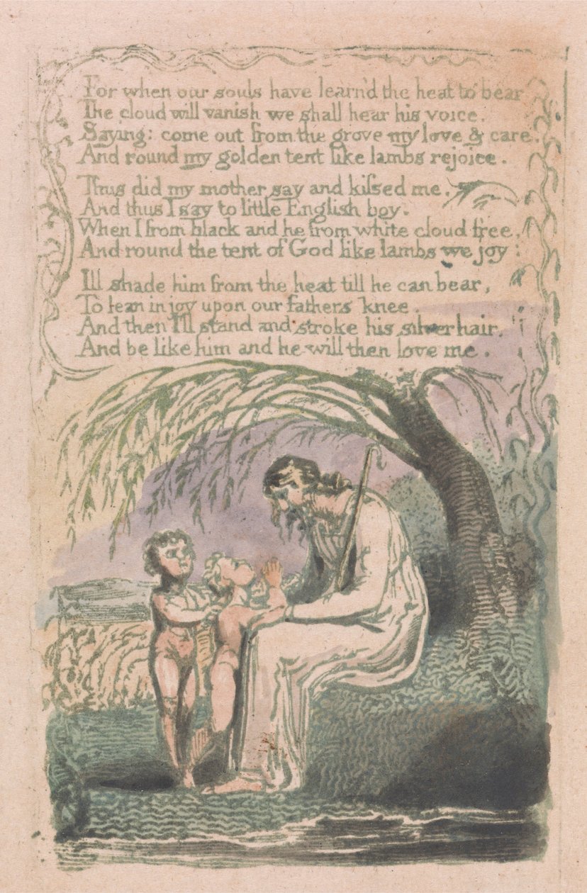 Masumiyet ve Deneyim Şarkıları, Plaka 6, Küçük Siyah Çocuk (Bentley 10) by William Blake