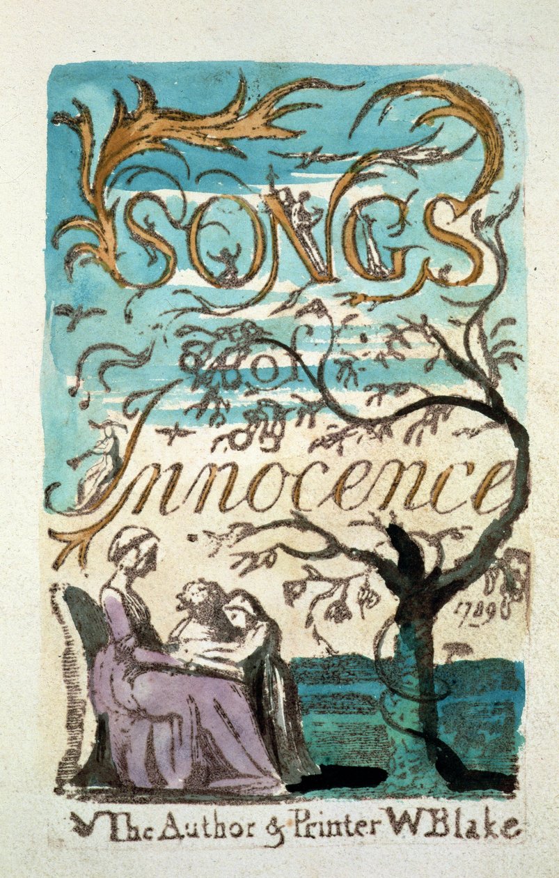 Songs of Innocence, title page by William Blake