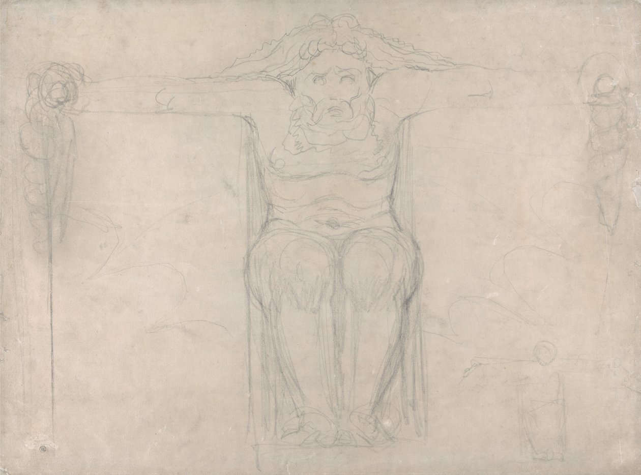 Yok Eden Bir Tanrı için Çalışma by William Blake