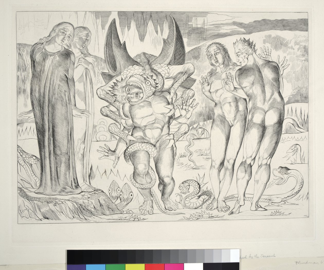 Hırsızlar Çemberi: Agnolo Brunelleschi Altı Ayaklı Yılan Tarafından Saldırıya Uğradı, Cehennem, Canto XXV, Dante Alighieri