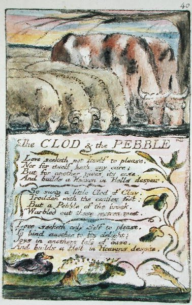 The Clod and the Pebble, Songs of Innocence and of Experience (Bentley Copy L) 1789-94