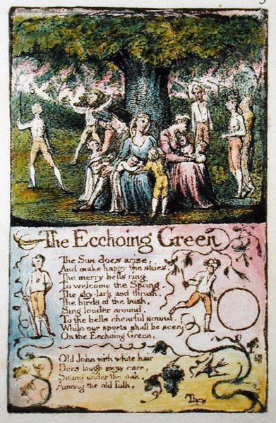The Echoing Green, Songs of Innocence and of Experience