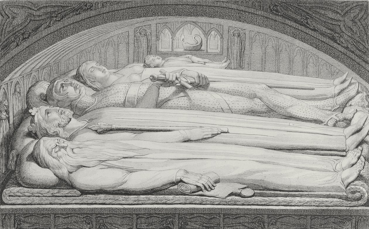 Mezardaki Kral, Danışman, Savaşçı, Anne ve Çocuk, William Blake