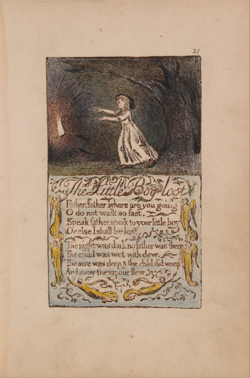 Küçük Çocuk Kayıp by William Blake
