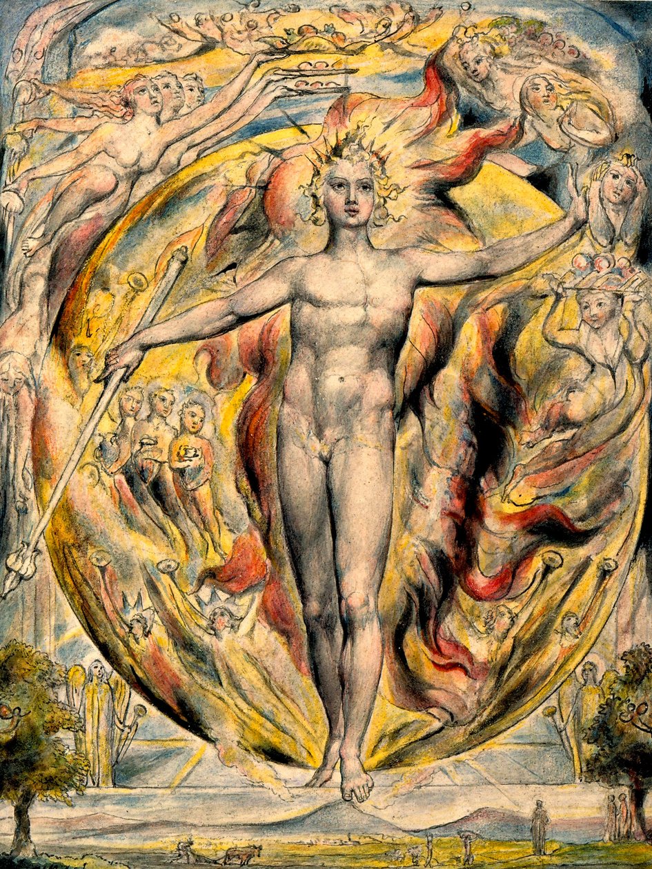 Doğu Kapısında Güneş by William Blake