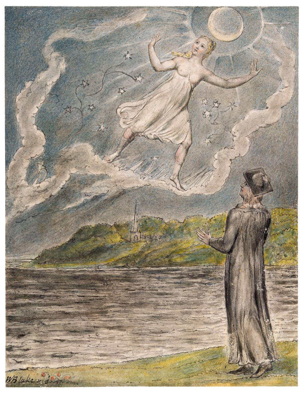 Gezici Ay by William Blake