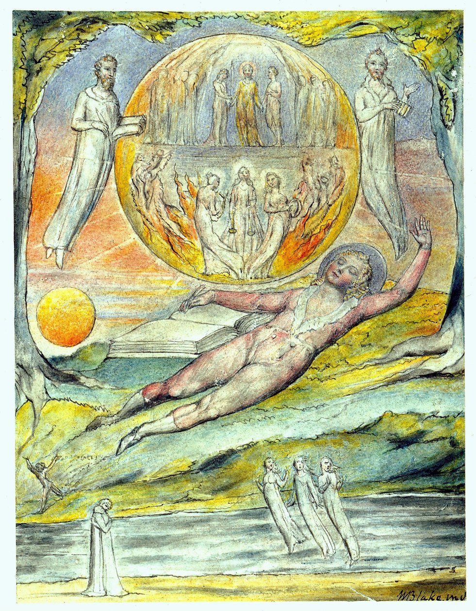 Genç Şairler Rüyası by William Blake