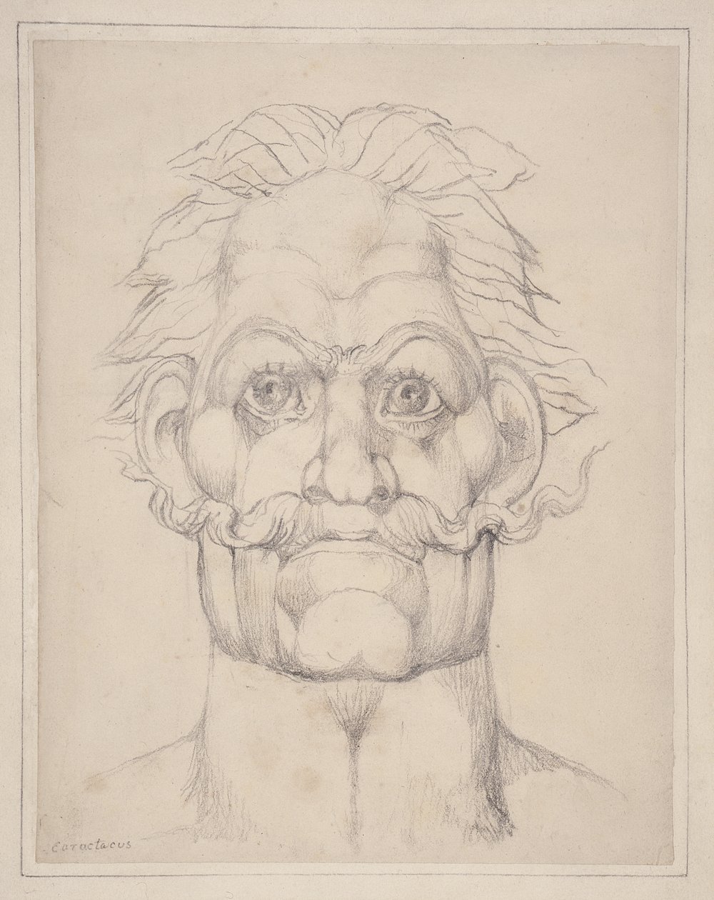Caractacus Vizyoner Başkanı by William Blake