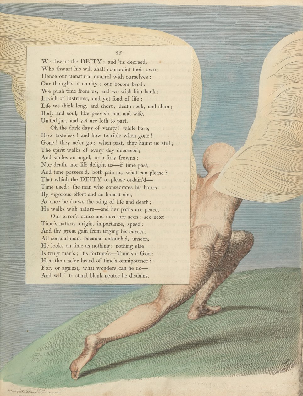 Gençler Gece Düşünceleri, Sayfa 25, by William Blake