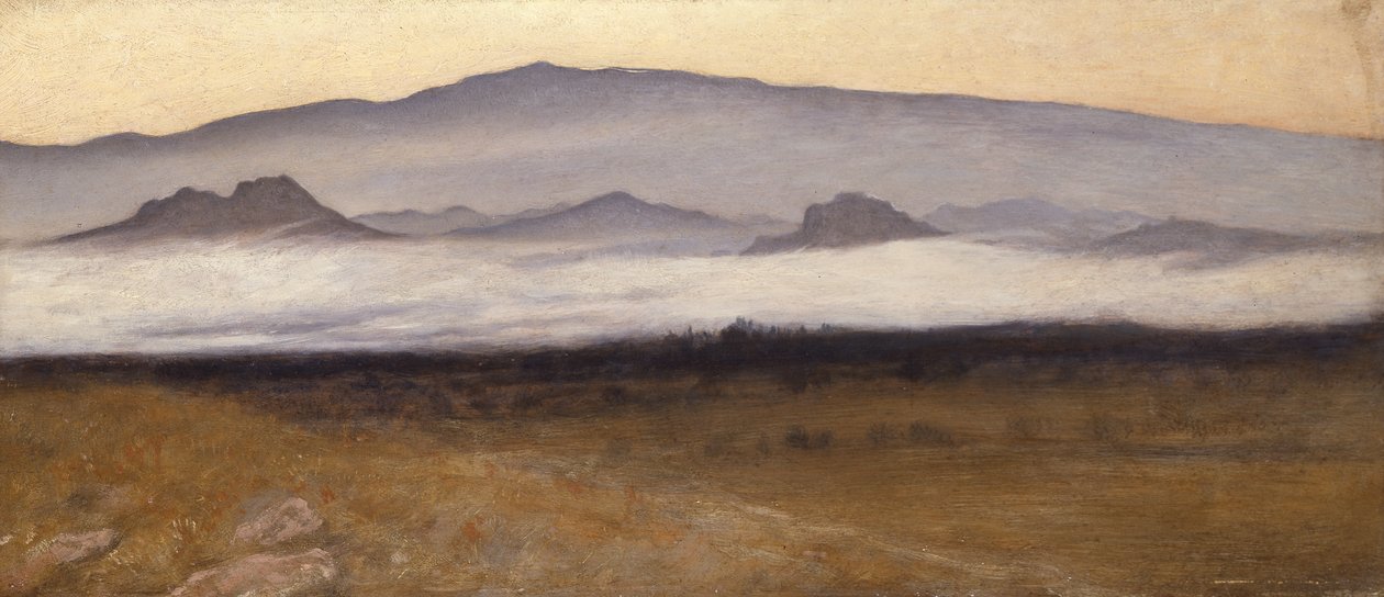 Carrara Dağları, 1890 dolayları by William Blake Richmond