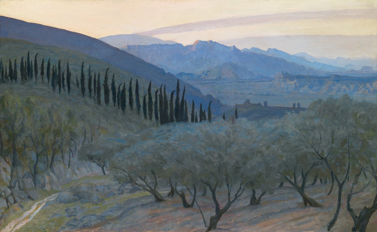 Gün Doğumu, Umbria, 1914 by William Blake Richmond