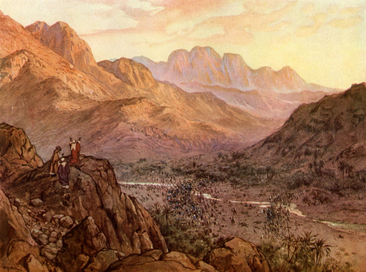 Rephidim Savaşı, Çıkış - İncil by William Brassey Hole