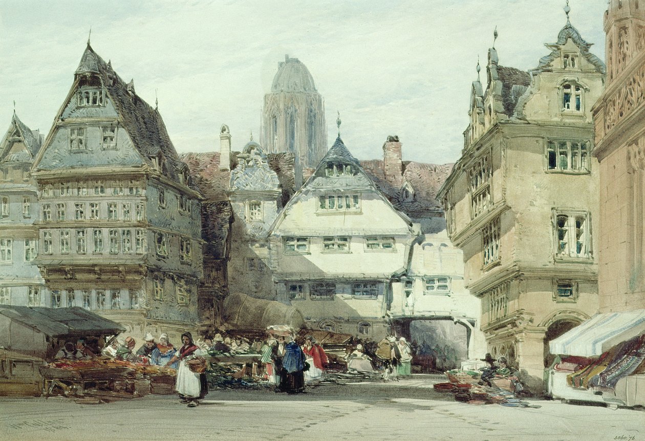 Pazar Yeri, Frankfurt by William Callow