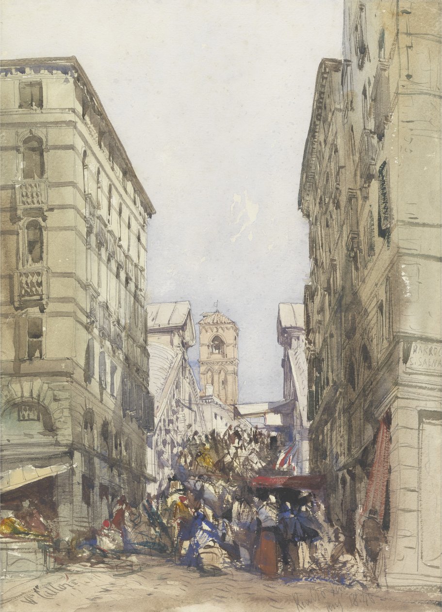 Rialto, Ağustos 1846 by William Callow