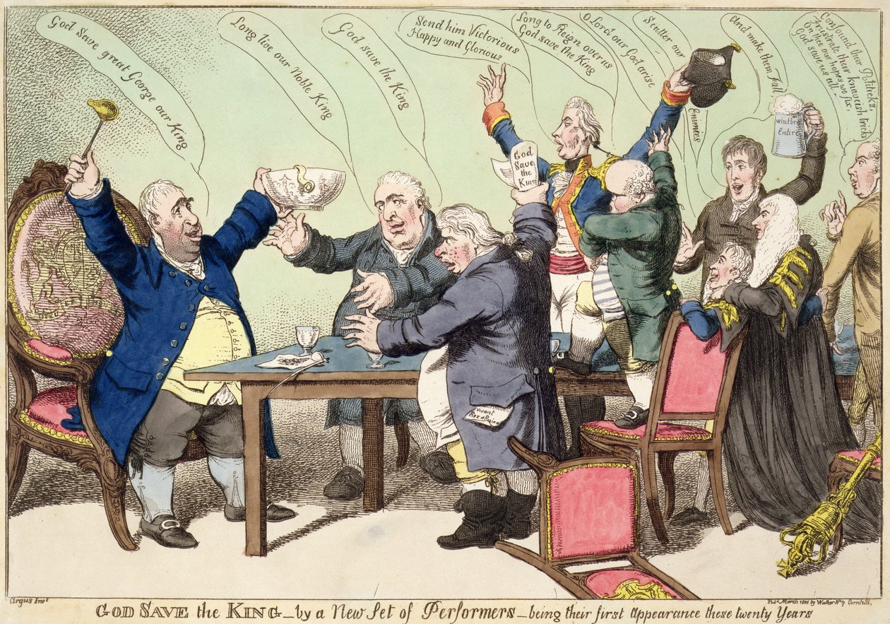 God Save the King, Mart 1805