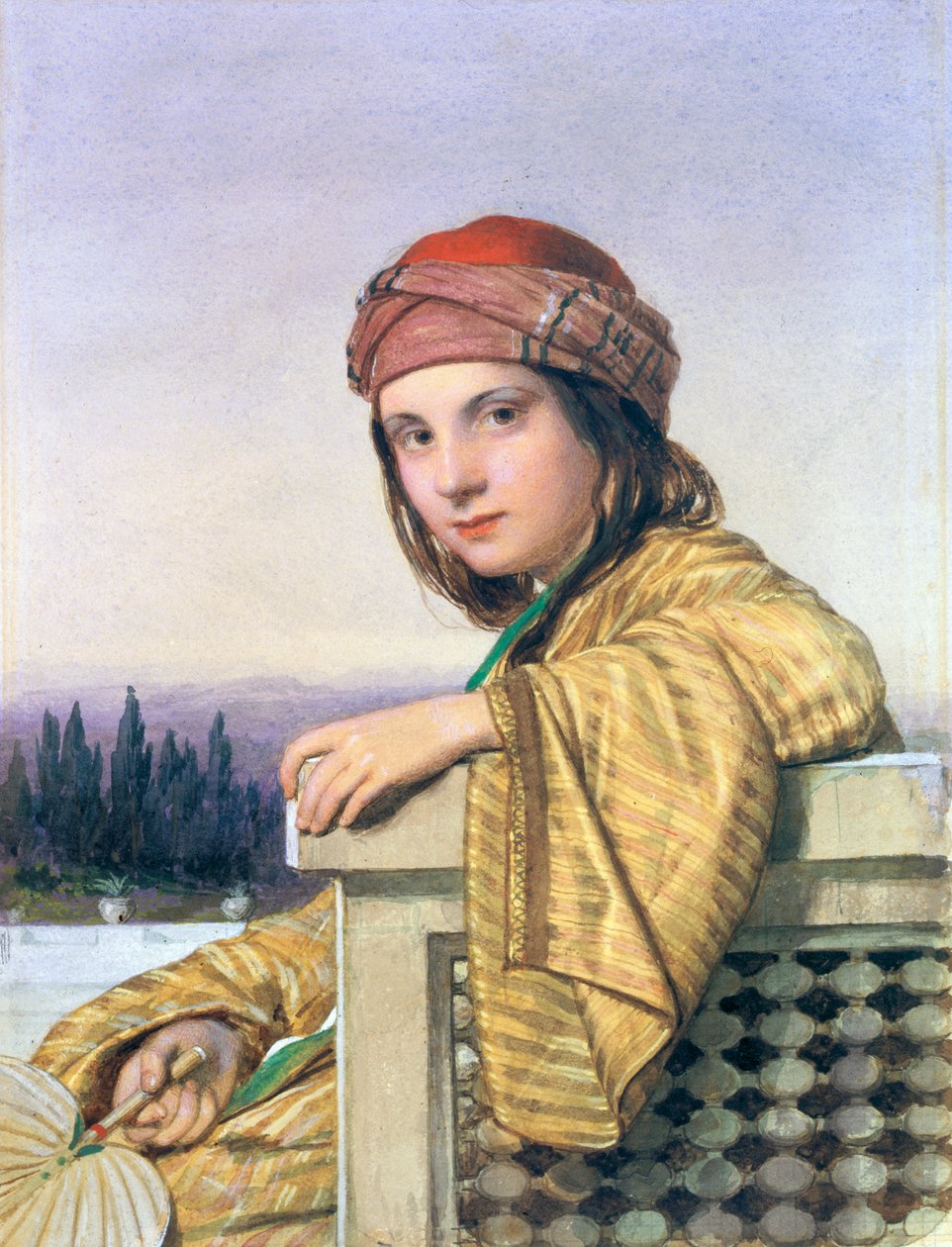 Bir Türk Kızının Portresi, 1864 by William Dobson