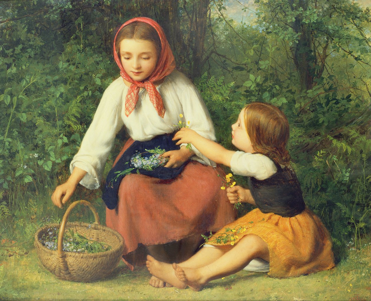 kır çiçekleri by William Dobson