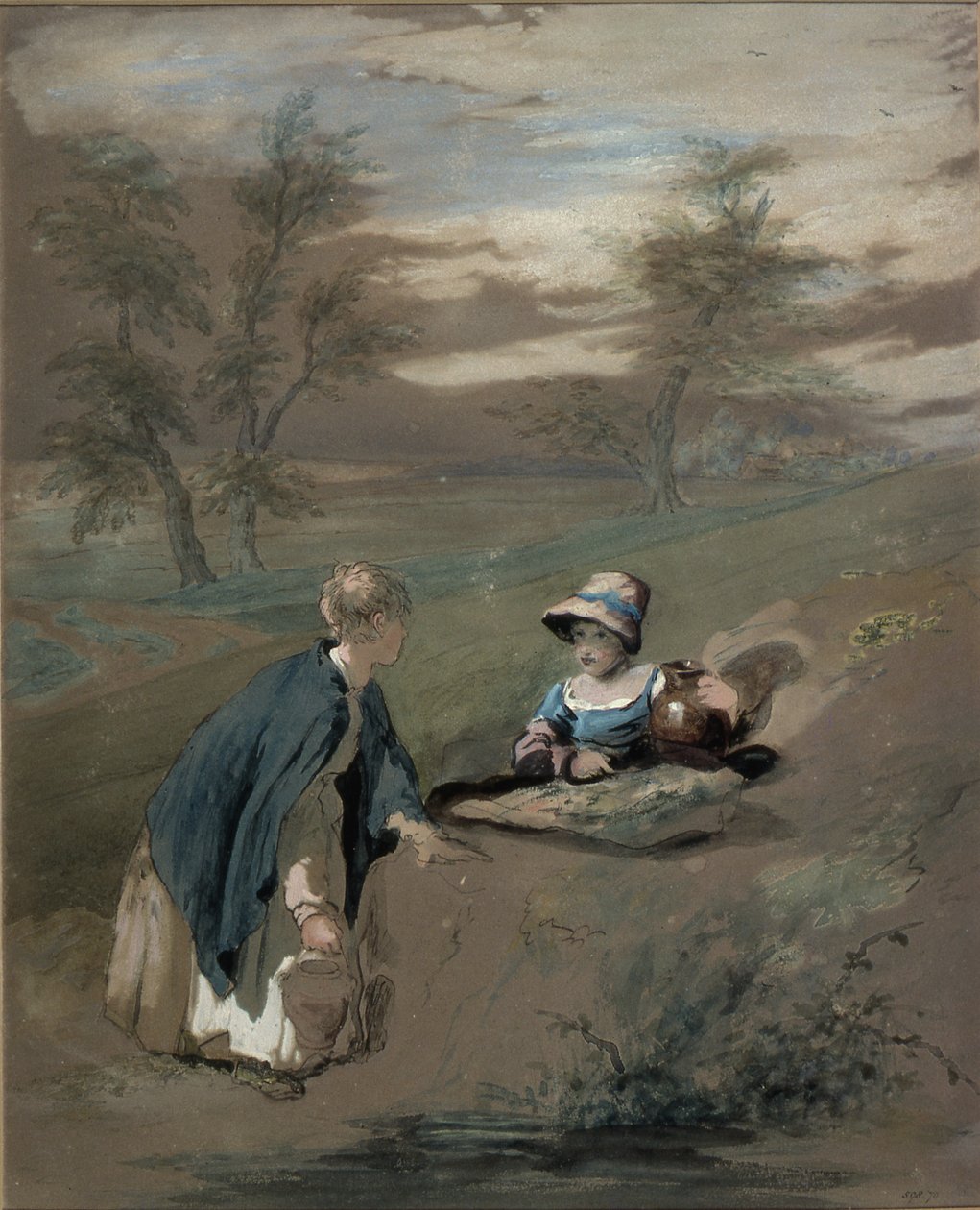 Kentli Köylü Kızları by William Collins