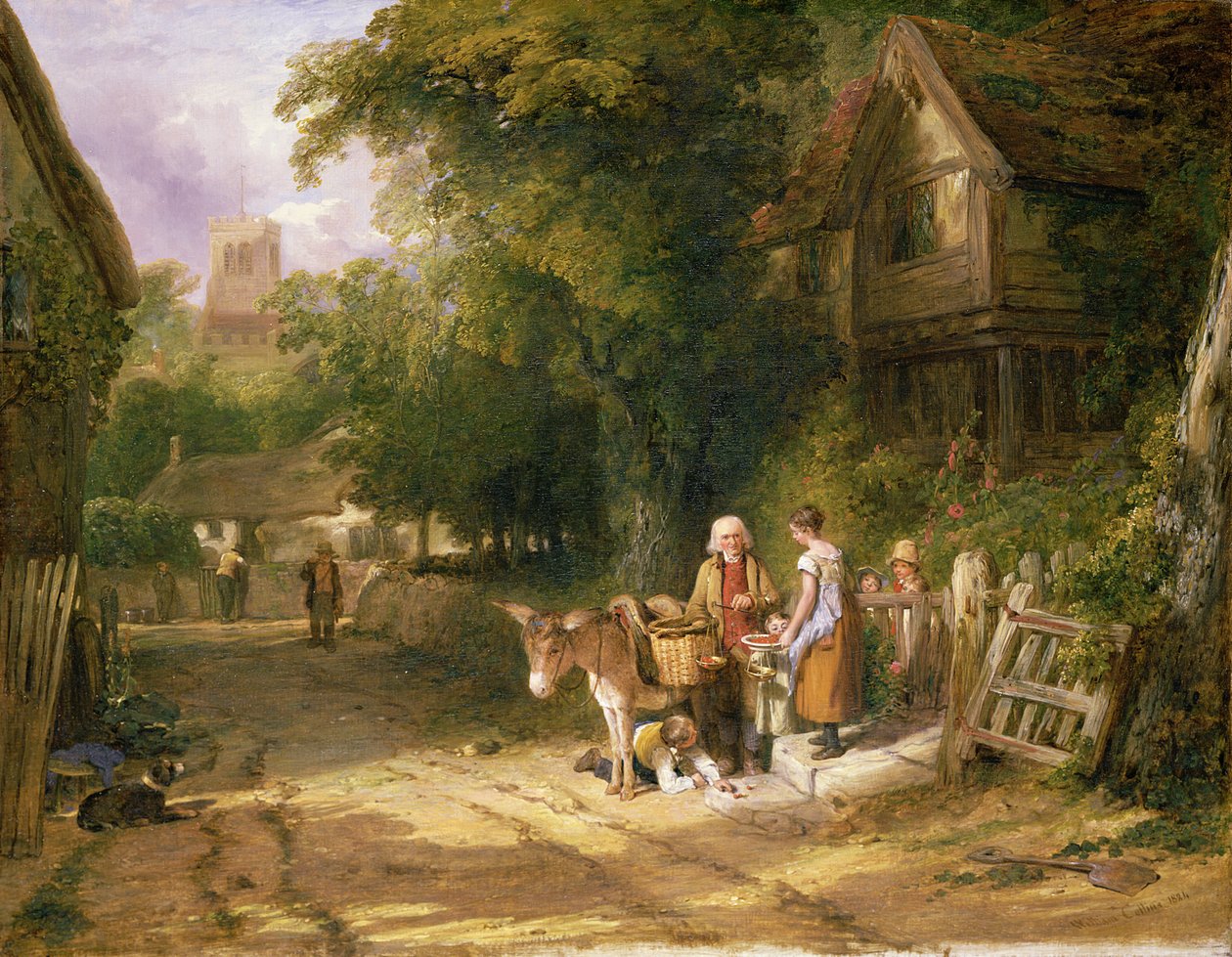 Kiraz Satıcısı, 1824 by William Collins