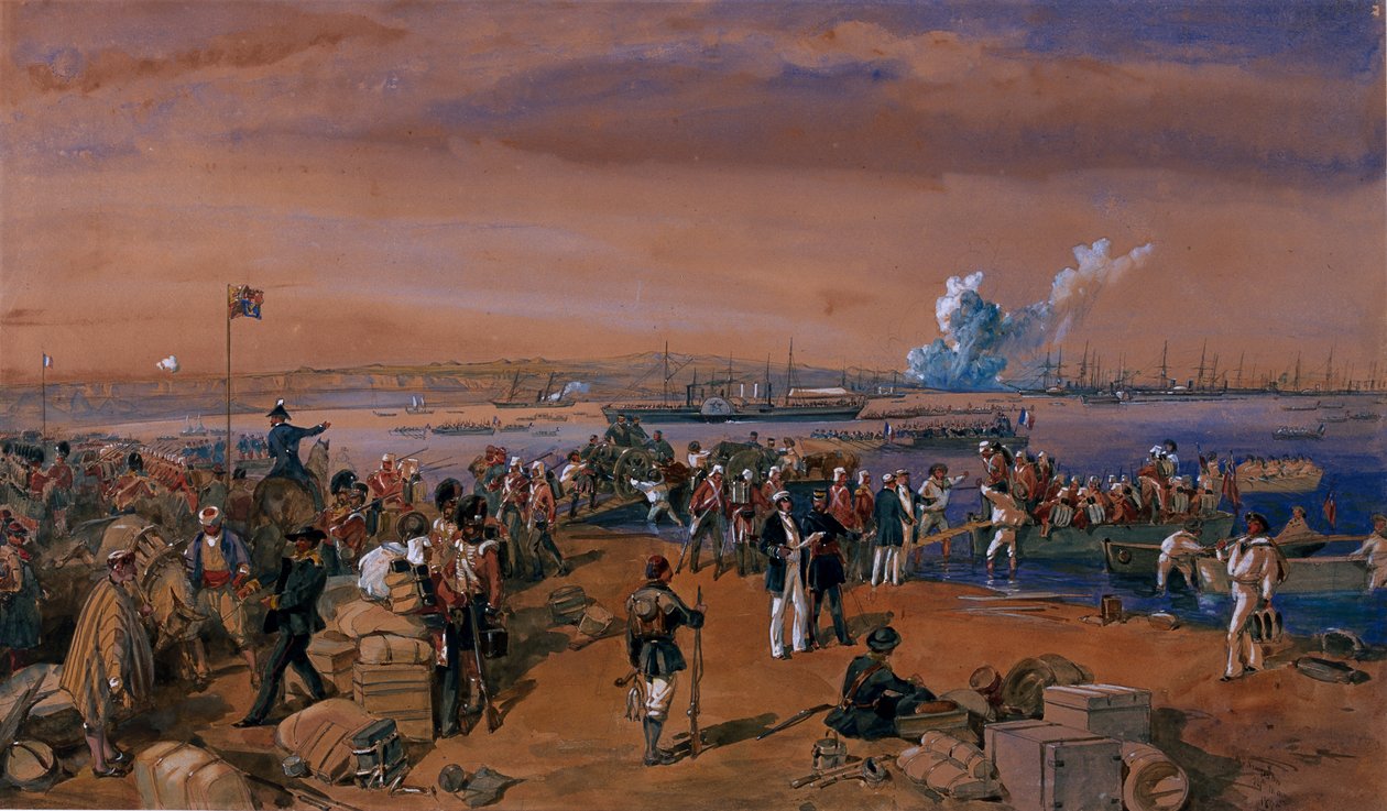 Gemiden İniş - Kerç, 24 Mayıs 1855 by William Crimea Simpson