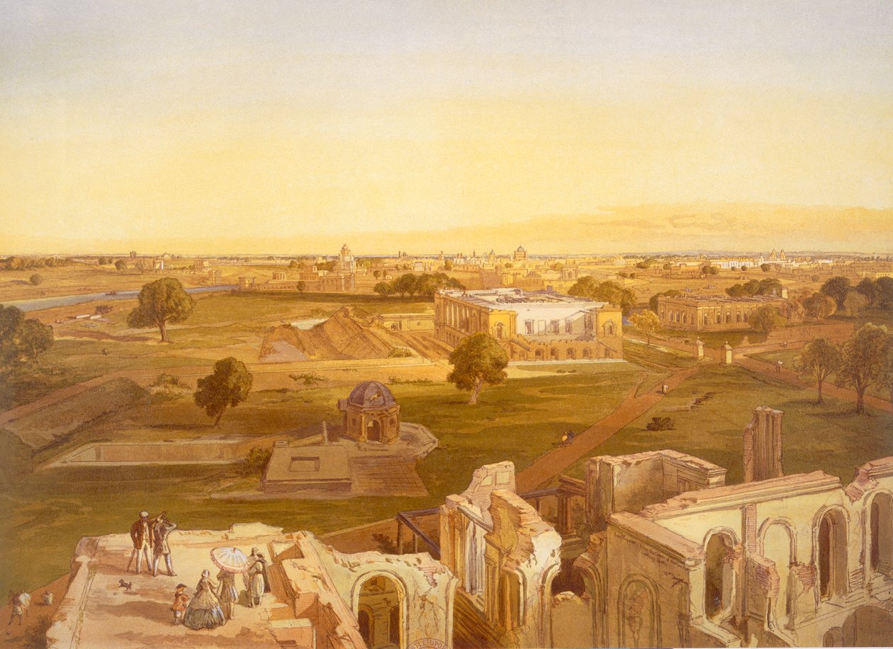 Lucknow, 'Antik ve Modern Hindistan'dan, 1867 by William Crimea Simpson