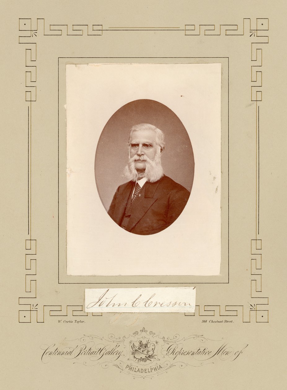 John Chapman Cresson (albüm baskısı) by William Curtis Taylor