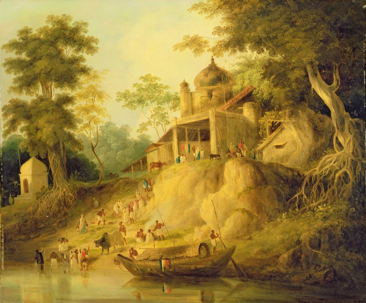 Ganj Kıyıları, c.1820-30 by William Daniell